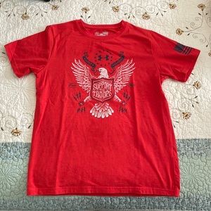 Youth Under Armour “Support Our Troops” Tee